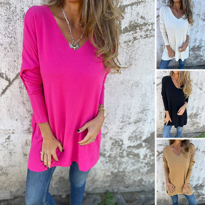 SERENA - BLUSA DE PUNTO SUAVE DE MANGA LARGA