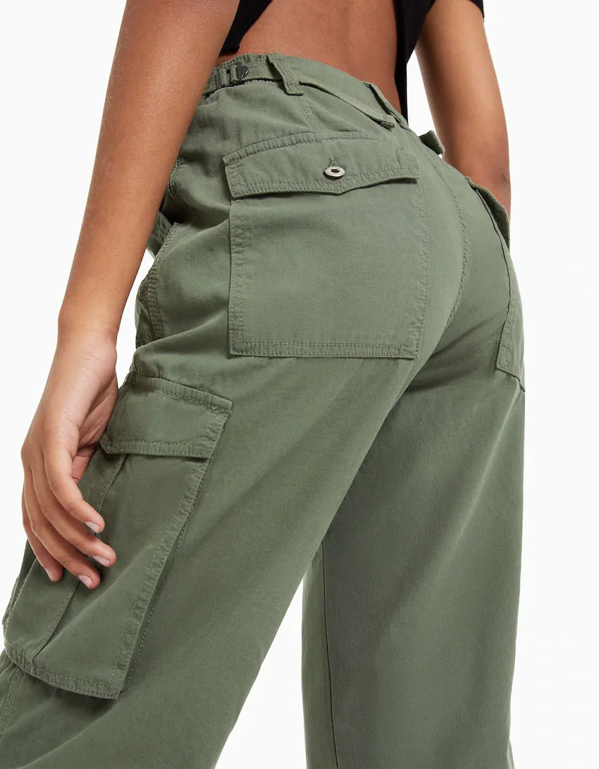 JUNIPER - PANTALONES CARGO FLEX RECTOS