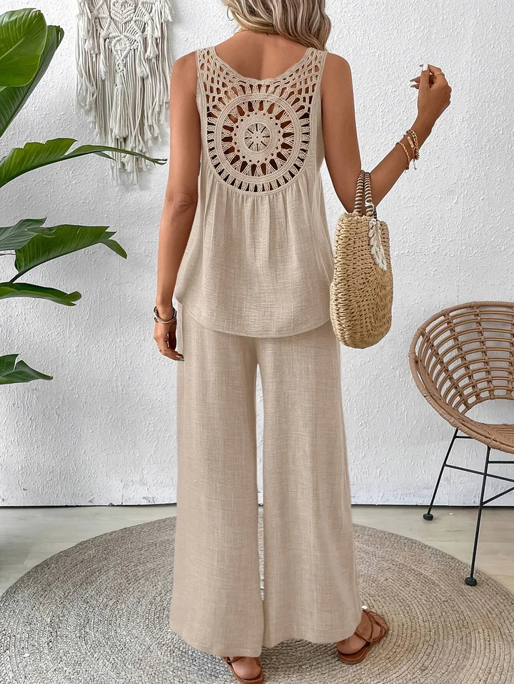 QUITA - CONJUNTO DE TANK TOP Y PANTALONES TODO EL DÍA