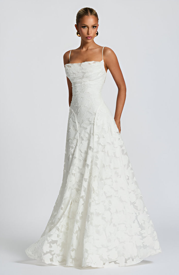 ELOISA - VESTIDO MAXI DE ENCAJE ENAMORADO