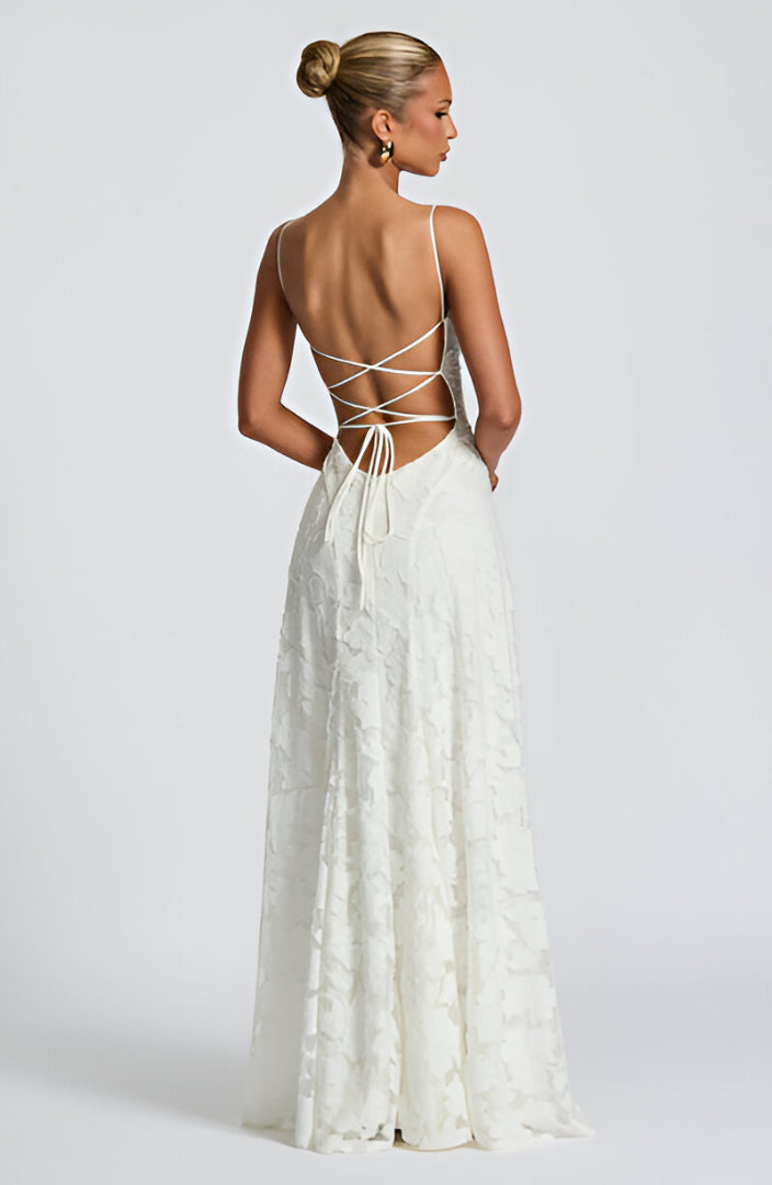 ELOISA - VESTIDO MAXI DE ENCAJE ENAMORADO