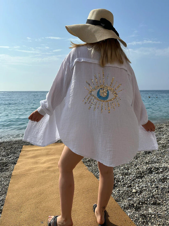 OLA - BLUSA GLAM CON OJO DE LENTEJUELAS