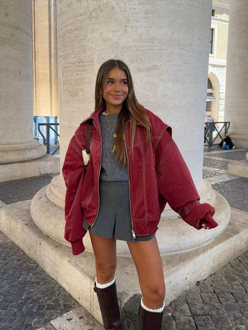 NALIYAH - CHAQUETA ROMPEVIENTOS OVERSIZED CON BLOQUES DE COLOR