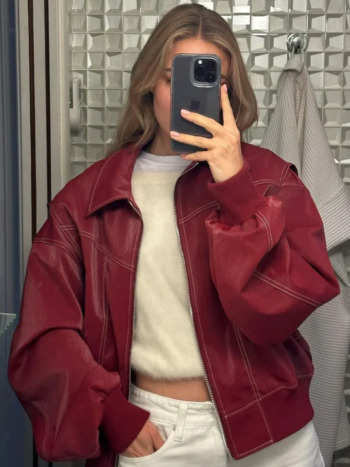 NALIYAH - CHAQUETA ROMPEVIENTOS OVERSIZED CON BLOQUES DE COLOR