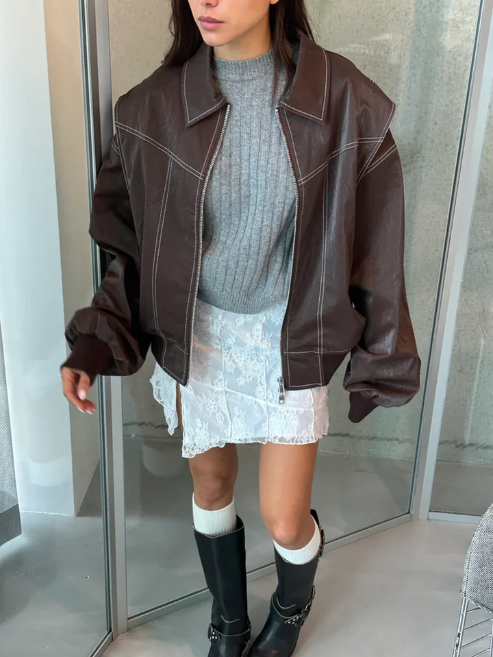 NALIYAH - CHAQUETA ROMPEVIENTOS OVERSIZED CON BLOQUES DE COLOR