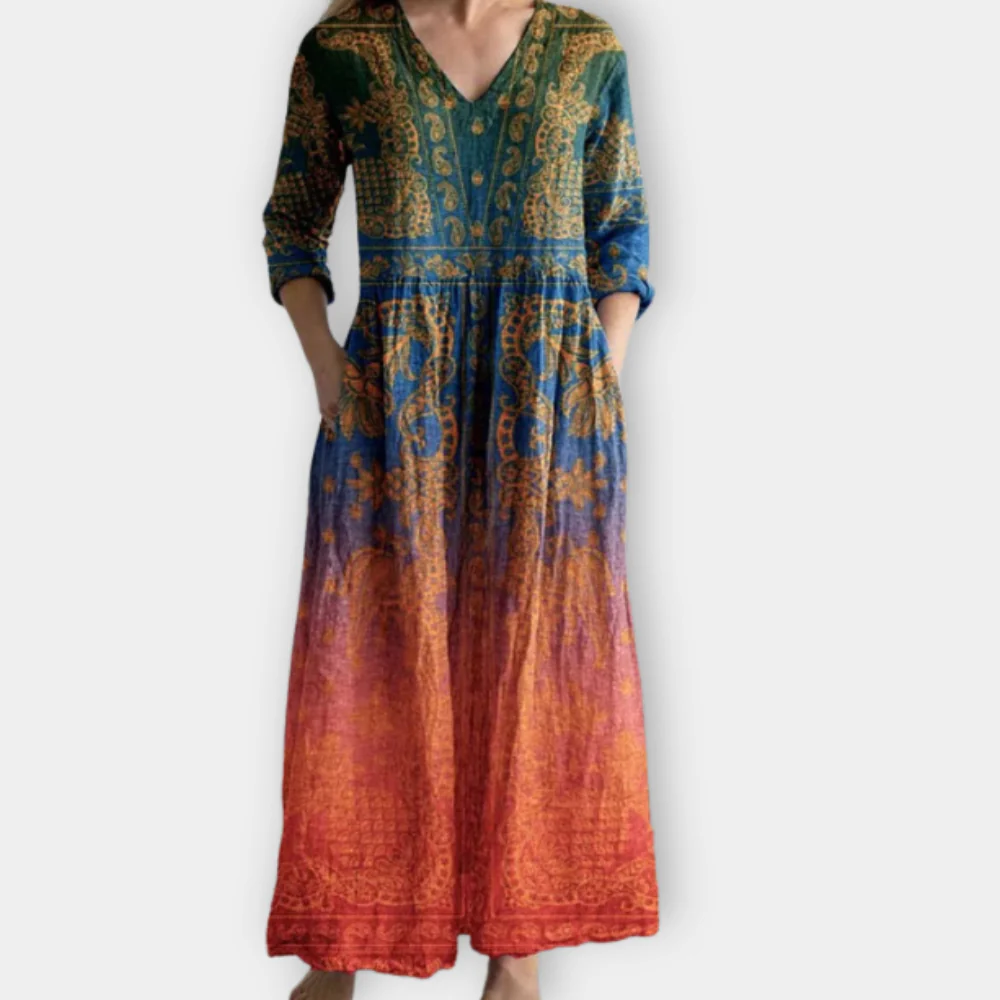 Ferlene - Vestido Maxi Bohemio