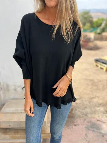 TINSLEY - SUÉTER DE ENCAJE CHIC PARA OTOÑO