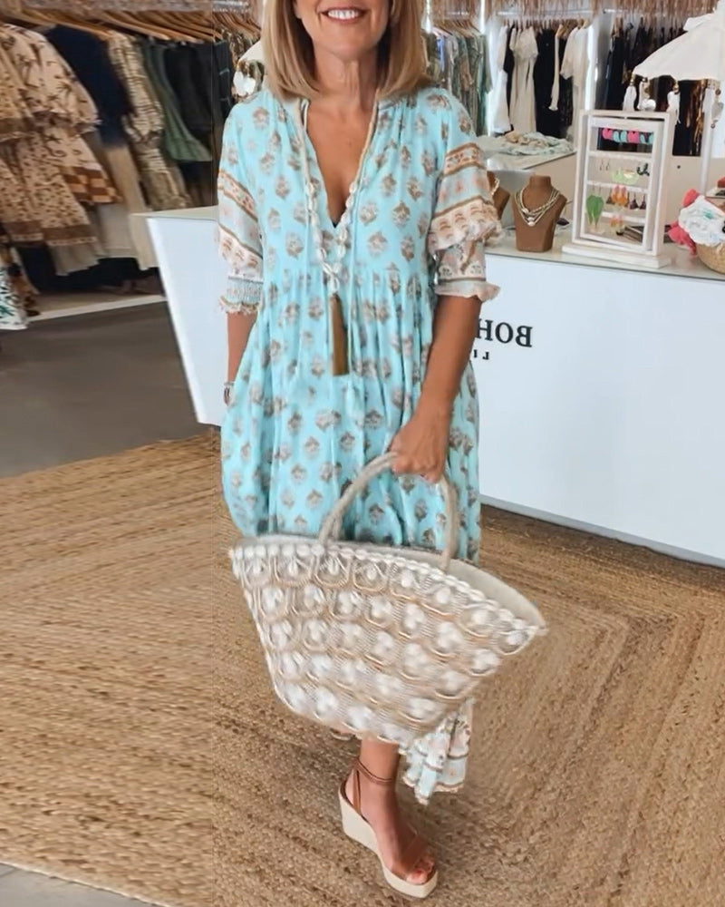 HEDELITA - VESTIDO MAXI TROPICAL ESCAPE