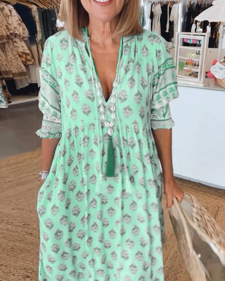 HEDELITA - VESTIDO MAXI TROPICAL ESCAPE