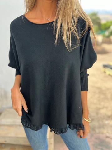 TINSLEY - SUÉTER DE ENCAJE CHIC PARA OTOÑO