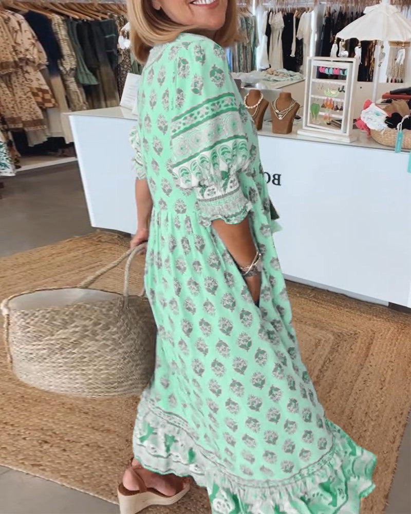 HEDELITA - VESTIDO MAXI TROPICAL ESCAPE