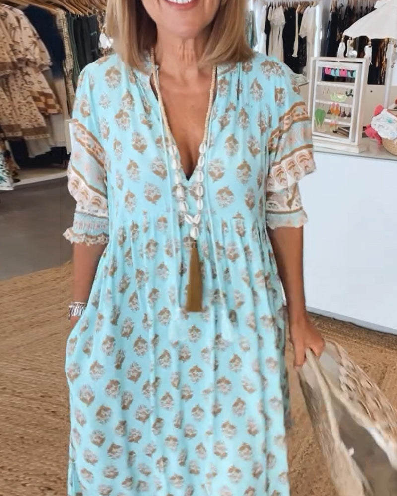 HEDELITA - VESTIDO MAXI TROPICAL ESCAPE