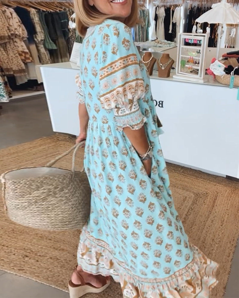 HEDELITA - VESTIDO MAXI TROPICAL ESCAPE
