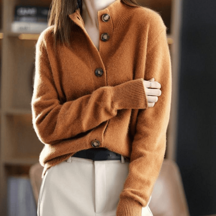 ANITA - CARDIGAN DE CACHEMIR TEJIDO
