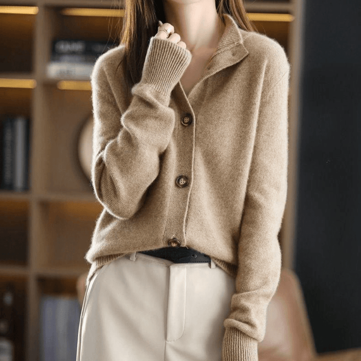 ANITA - CARDIGAN DE CACHEMIR TEJIDO
