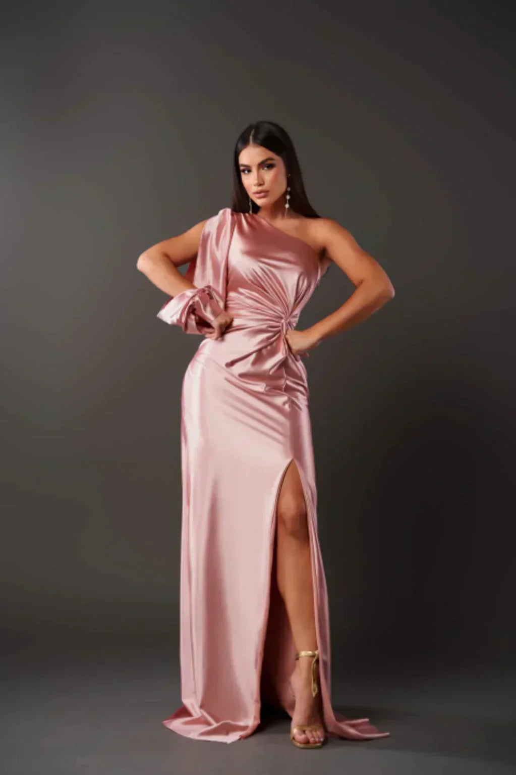 Alison - Vestido Maxi Elegante con Abertura