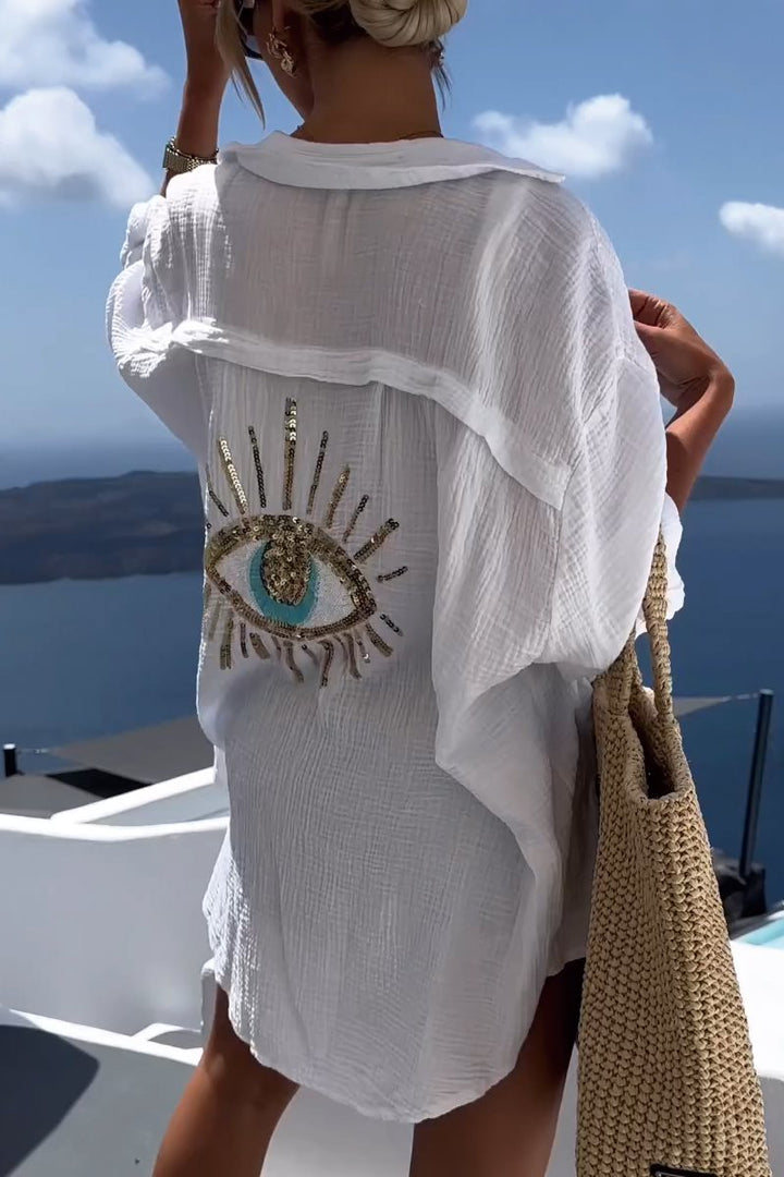OLA - BLUSA GLAM CON OJO DE LENTEJUELAS