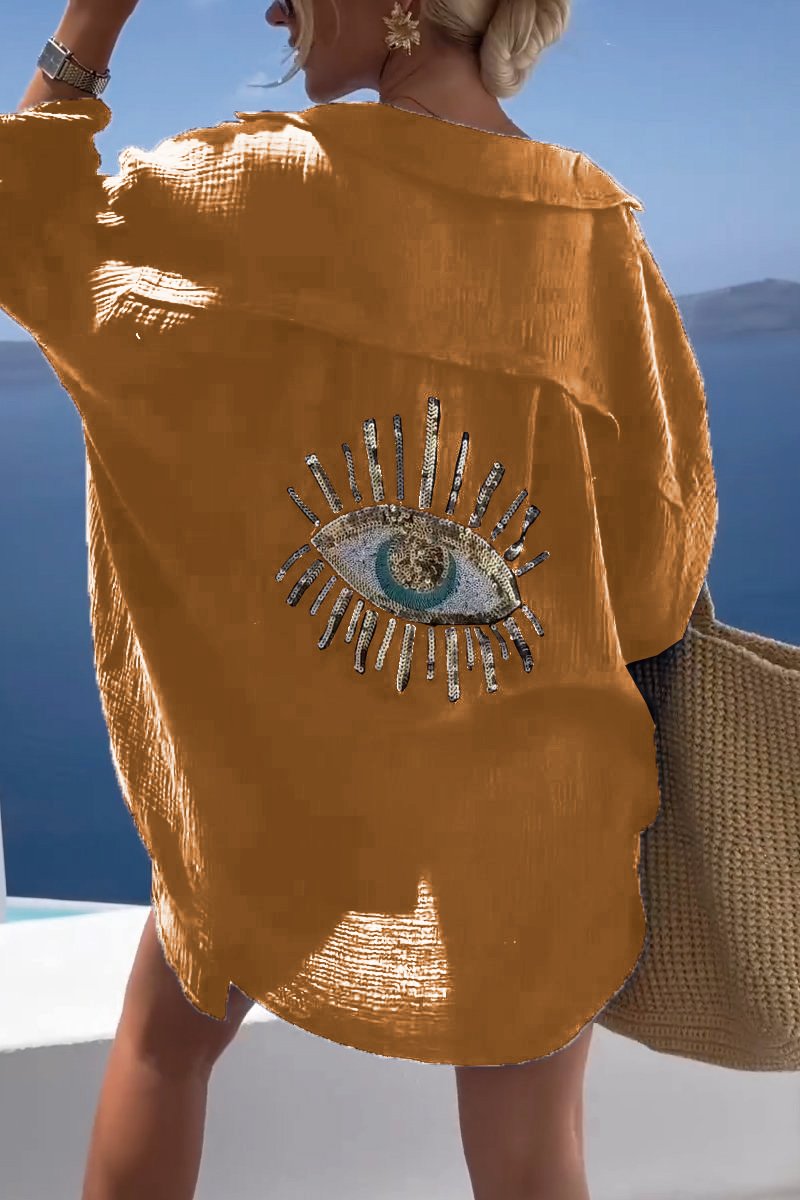 OLA - BLUSA GLAM CON OJO DE LENTEJUELAS
