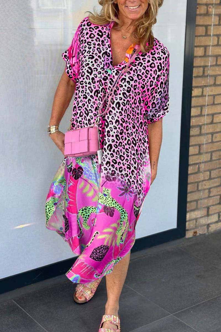 NEVE - VESTIDO CASUAL CON ESTAMPADO DE LEOPARDO