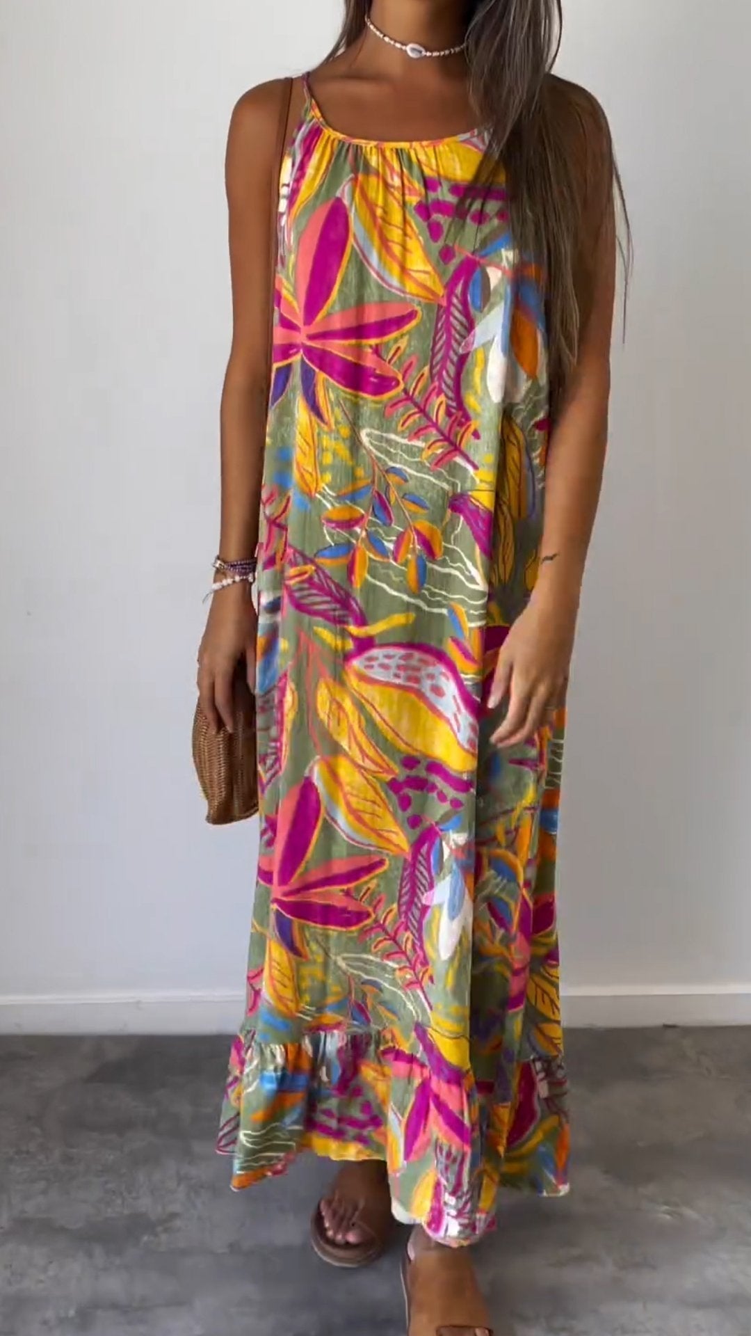 VIOLY - VESTIDO FLORAL CÓMODO