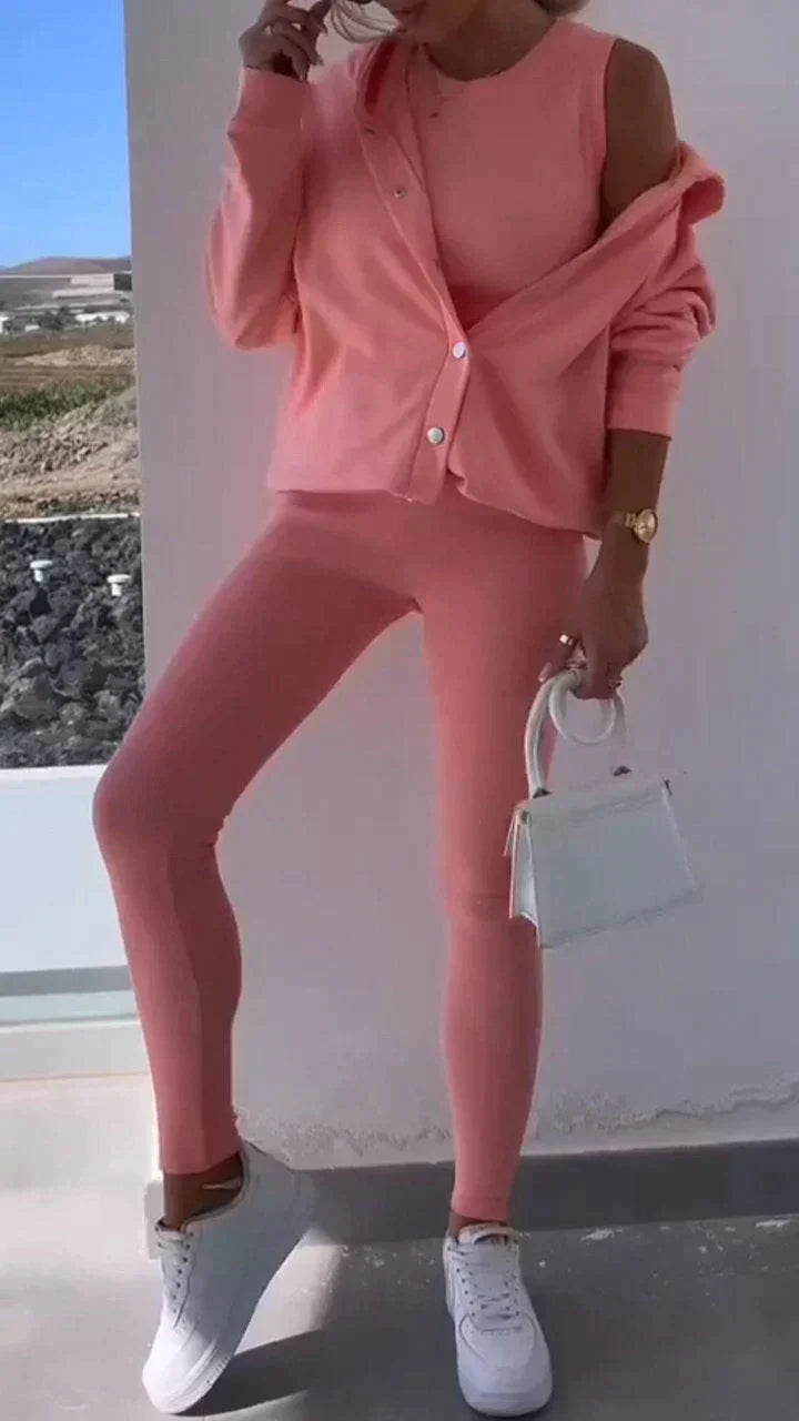 MIKAYLA - CONJUNTO ELEGANTE DE TRES PIEZAS