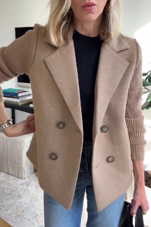 SORELLE™ | Blazer Elegante con Mangas de Punto