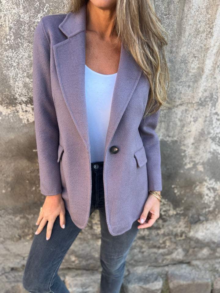 TESSA - BLAZER DE UN SOLO BOTÓN
