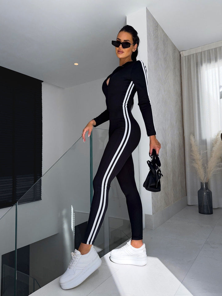 LIANNE - TRAJE DE UNA PIEZA CON ESCOTE PROFUNDO