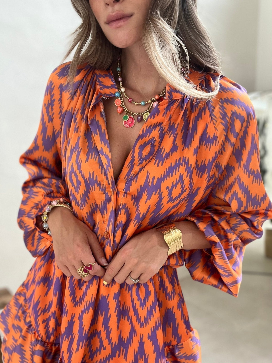 ARLETTE - VESTIDO DE VERANO CHIC ESTAMPADO