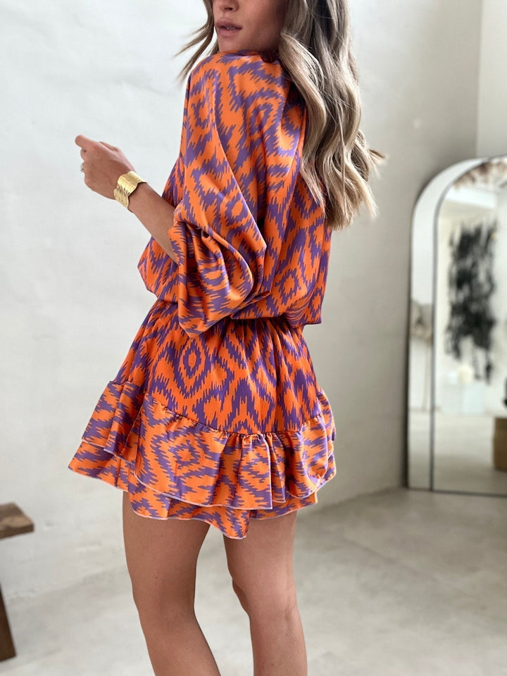 ARLETTE - VESTIDO DE VERANO CHIC ESTAMPADO