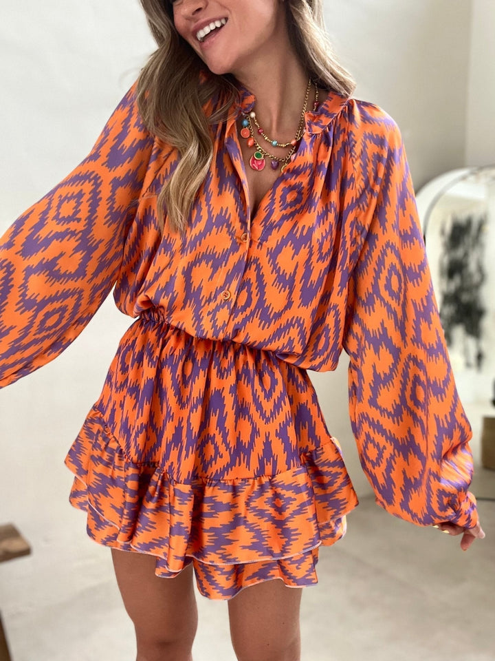 ARLETTE - VESTIDO DE VERANO CHIC ESTAMPADO