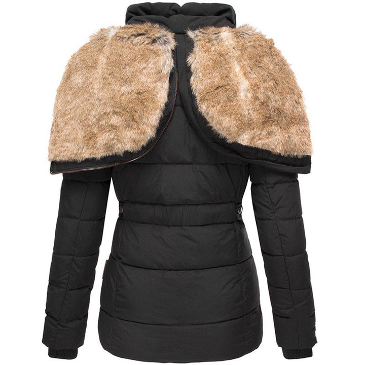 VERA - CHAQUETA DE INVIERNO LUJOSA FORRADA DE PIEL SINTÉTICA