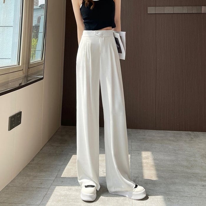 RIYA - PANTALONES DE LOUNGE DE CINTURA ALTA