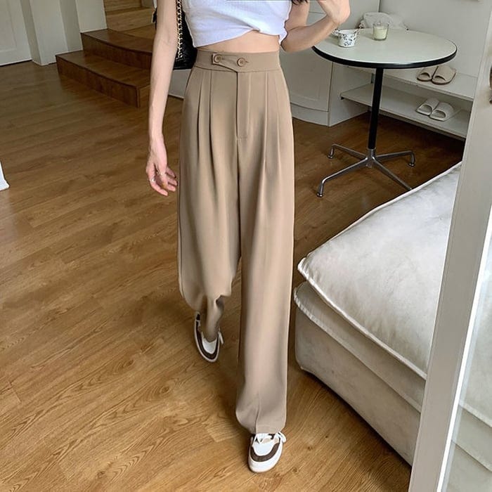 RIYA - PANTALONES DE LOUNGE DE CINTURA ALTA