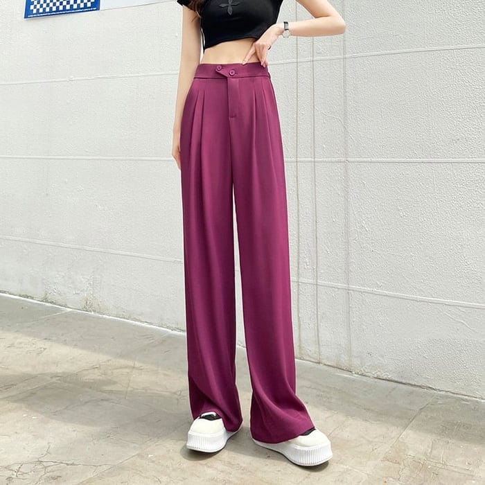 RIYA - PANTALONES DE LOUNGE DE CINTURA ALTA