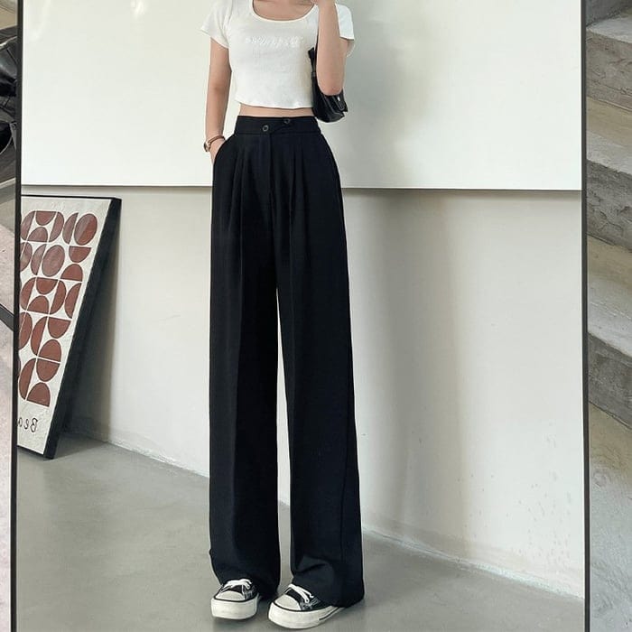 RIYA - PANTALONES DE LOUNGE DE CINTURA ALTA