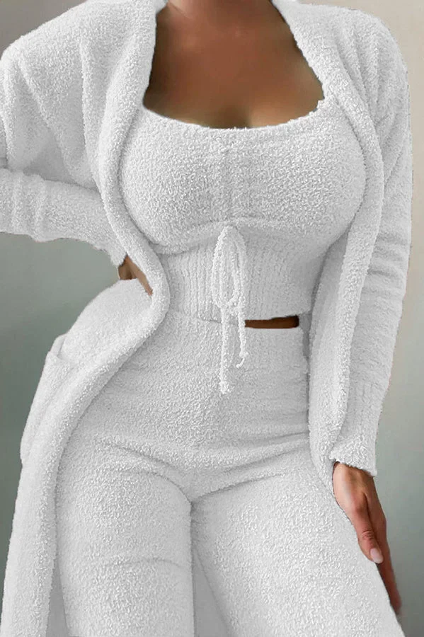 Aubrey™ - Súper Suave Conjunto de Pantalones de Pijama de Forro Polar de 3 Piezas