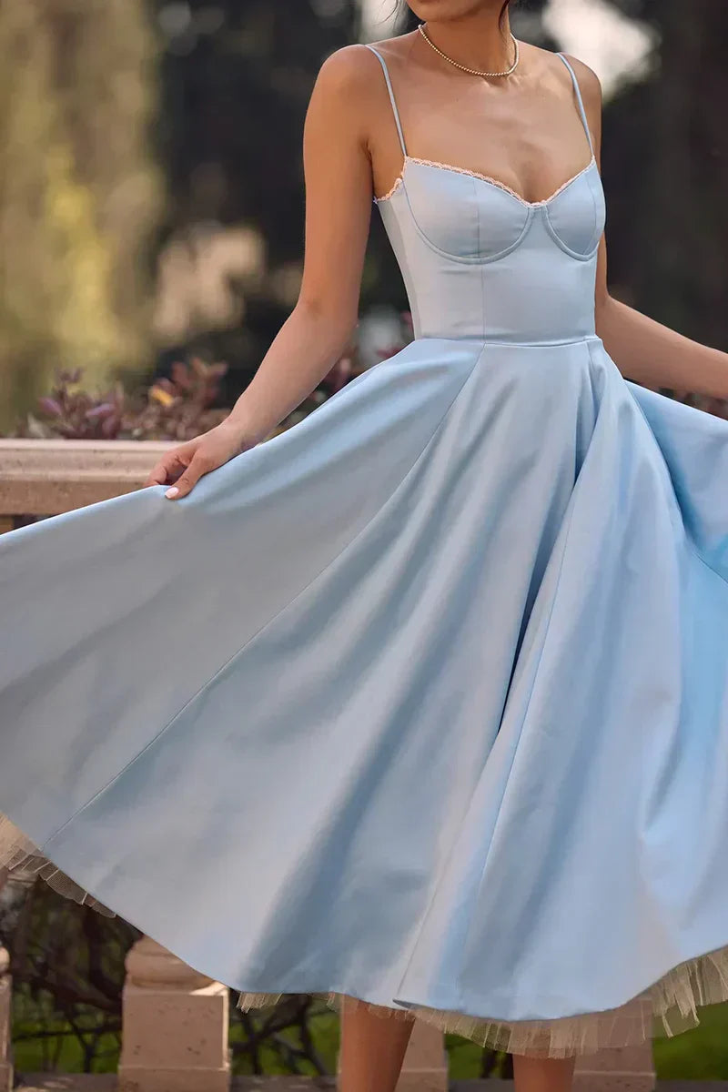 Cordelia | Vestido con Detalles Delicados de Tul