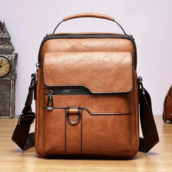IDA - BOLSO DE CUERO DE LUJO CRUZADO