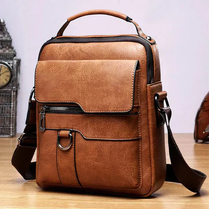 IDA - BOLSO DE CUERO DE LUJO CRUZADO