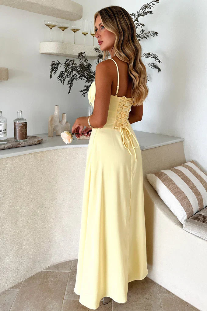 DEVIAN - VESTIDO MAXI ELEGANTE Y SIN ESFUERZO