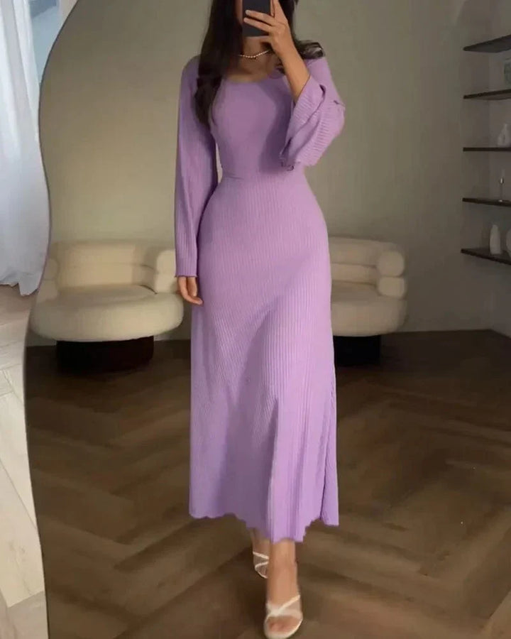 CLARE - VESTIDO ELEGANTE DE MANGA LARGA