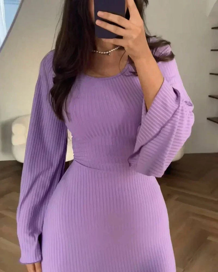 CLARE - VESTIDO ELEGANTE DE MANGA LARGA