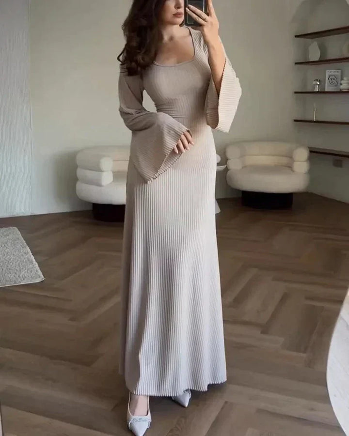 CLARE - VESTIDO ELEGANTE DE MANGA LARGA