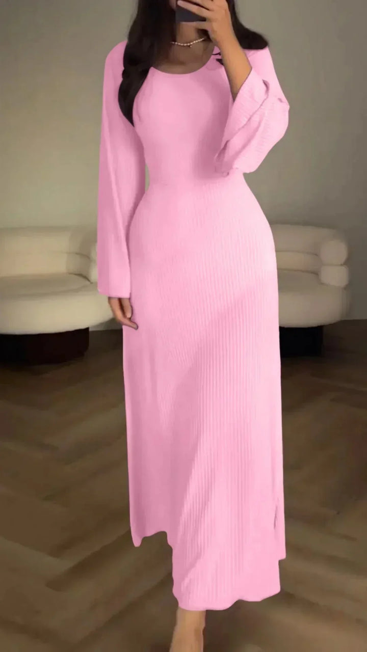 CLARE - VESTIDO ELEGANTE DE MANGA LARGA