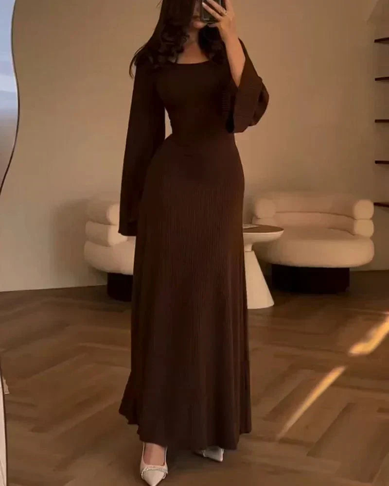 CLARE - VESTIDO ELEGANTE DE MANGA LARGA