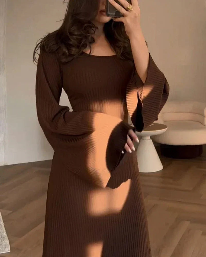 CLARE - VESTIDO ELEGANTE DE MANGA LARGA