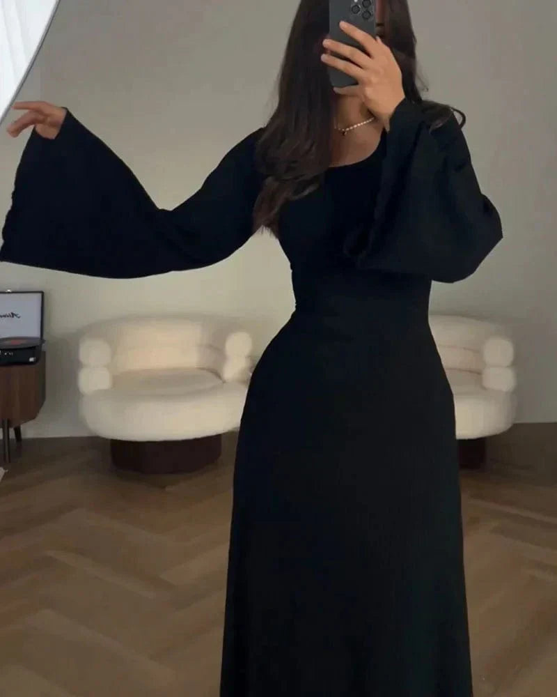 CLARE - VESTIDO ELEGANTE DE MANGA LARGA