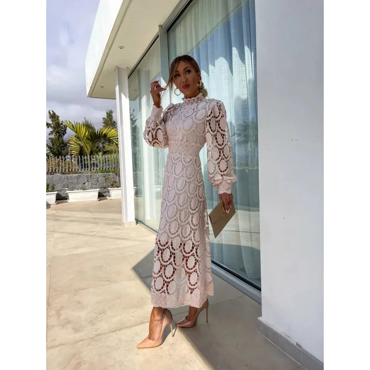 ROSHEL - VESTIDO ELEGANTE DE ENCAJE