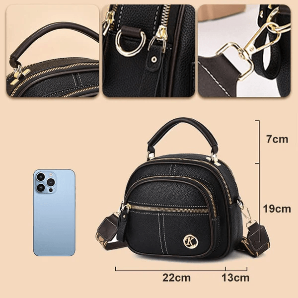 MONICA - BOLSA DE CUERO PREMIUM ETERNA